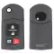 Mazda Flip Remote Key BBM4-67-5RY BGBX1T478SKE125-01 ILCO LookAlike thumb