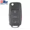 1998-2001 Flip Remote Key for Volkswagen NBG8137T IJ0-959-753-F ILCO LookALike-0 thumb