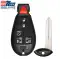 2008-2020 Fobike Keyless Entry Remote Key for Chrysler Dodge VW 56046705AG M3N5WY783X, IYZ-C01C ILCO LookAlike-0 thumb