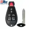2008-2020 Fobik Keyless Entry Remote Key for Dodge Chrysler 56046708AG M3N5WY783X, IYZ-C01C ILCO LookAlike-0 thumb