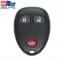 2006-2011 Keyless Entry Remote Key for GM 15777636, 15100811 KOBGT04A ILCO LookAlike-0 thumb
