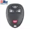 2005-2010 Keyless Entry Remote Key for GM 15114374 KOBGT04A ILCO LookAlike-0 thumb