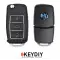 KEYDIY Flip Remote VW Style 3 Buttons B01-3 - CR-KDY-B01-3  p-2 thumb