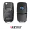 KEYDIY KD Universal Flip Remote Volkswagen Style B01-3 3 Buttons For KD900 Plus KD-X2 KD mini remote maker  thumb