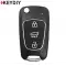 KEYDIY Flip Hyundai Kia Remote Style 3 Buttons B04-0 thumb