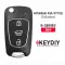 KEYDIY Flip Hyundai Kia Remote Style 3 Buttons B04 - CR-KDY-B04  p-3 thumb