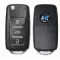 KEYDIY KD Universal Flip Remote VW Style B08-3 3 Buttons For KD900 Plus KD-X2 KD mini remote maker  thumb