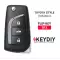 KEYDIY Flip Remote Toyota Style 3 Buttons With Trunk B13 - CR-KDY-B13  p-2 thumb