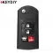 KEYDIY Flip Remote Mazda Style 4 Buttons With Panic B14-3+1-0 thumb