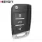 KEYDIY KD Universal Car Flip Remote Key VW MQB Style 3 Buttons B15-0 thumb