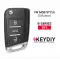 KEYDIY KD Universal Car Flip Remote Key VW MQB Style 3 Buttons B15 - CR-KDY-B15  p-2 thumb