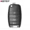 KEYDIY Flip Remote Kia Style 4 Buttons With Panic B19-4-0 thumb