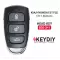 KEYDIY Car Remote Key Kia Hyundai Azera Style 4 Buttons With Panic B20-3+1 - CR-KDY-B20-3+1  p-2 thumb