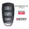 KEYDIY Car Remote Key Kia Hyundai Azera Style 3 Buttons  B20-3 - CR-KDY-B20-3  p-3 thumb