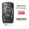 KEYDIY Flip Remote GM Style 4 Buttons B22-3+1 - CR-KDY-B22-3+1  p-3 thumb