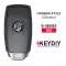 KEYDIY Flip Remote Hyundai Style 3 Buttons B28 - CR-KDY-B28  p-3 thumb
