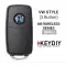 KEYDIY Universal Wireless Flip Remote Key VW Type 3 Buttons NB08-3 - CR-KDY-NB08-3  p-3 thumb