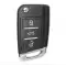 KEYDIY Universal Wireless Flip Remote Key VW Type 3 Buttons NB15-0 thumb
