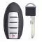 Smart Proximity Key For 2016-2018 Nissan Murano, Pathfinder Infiniti QX60 5 Button 285E3-5AA5C-0 thumb