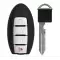 Smart Proximity Remote Key for Nissan Kicks Rogue KR5TXN3 285E3-5RA6A-0 thumb