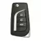 Flip Remote Key for Toyota Camry Corolla 89070-06790 HYQ12BFB H Chip-0 thumb