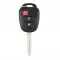 Keyless Remote Head Key For Scion xB 89070-12590 HYQ12BDP H Chip thumb