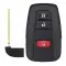 Smart Remote Key for Toyota 4Runner 8990H-35010 HYQ14FLA 3 Button-0 thumb