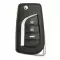 Flip Remote Key For 2006-2012 Toyota Camry/Corolla HYQ12BBY 4 Button Chip 4D67-0 thumb