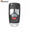 Xhorse Wire Flip Remote Key Audi Style 4 Buttons XKAU02EN-0 thumb