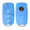 Xhorse Wire Flip Remote B5 Style Extreme Blue 3 Buttons XKB503EN - CR-XHS-XKB503EN  p-2 thumb