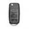 Xhorse Wire Flip Remote Key B5 Style 3 Buttons Extreme Black XKB506EN-0 thumb