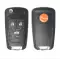 Xhorse Universal Wire Flip Remote Key Buick Style 4 Buttons with Trunk and Panic for VVDI Key Tool XKBU01EN  thumb