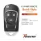 Xhorse Wire Flip Remote Key Buick Style 3 Buttons XKBU03EN - CR-XHS-XKBU03EN  p-2 thumb