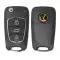 Xhorse Wire Universal Flip Remote Key Hyundai Style 3 Buttons with Trunk Button for VVDI Key Tool thumb