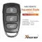Xhorse Universal Wire Remote Key Hyundai Style 4 Buttons XKHY04EN with Trunk Button thumb