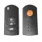 Xhorse Wire Universal Flip Remote Key Mazda Style 3 Buttons with Trunk for VVDI Key Tool XKMA00EN  thumb