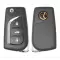 Xhorse Universal Wire Flip Remote Key Toyota Style 3 Buttons with Trunk Button for VVDI Key Tool thumb