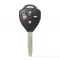 Xhorse Wire Flip Remote Key Toyota Style Triangle 4 Buttons XKTO02EN-0 thumb