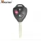 Xhorse Wire Remote Key Toyota Style Flat Right 3 Buttons  XKTO04EN-0 thumb