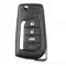 Xhorse Universal Wired Flip Remote Key Toyota Style Key 4 Button XKTO10EN-0 thumb