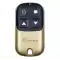 Xhorse Universal Wired Remote Key Garage Door 4 Buttons Golden Color XKXH05EN-0 thumb