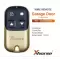 Xhorse Universal Wired Remote Key Garage Door 4 Buttons Golden Color XKXH05EN - CR-XHS-XKXH05EN  p-2 thumb