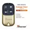 Xhorse Universal Wired Remote Key Garage Door 4 Buttons Golden Color XKXH05EN - CR-XHS-XKXH05EN  p-3 thumb