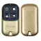 Xhorse Universal Wired Remote Key Garage Door 4 Buttons Golden Color XKXH05EN - CR-XHS-XKXH05EN  p-2 thumb