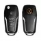 Xhorse Wireless Flip Universal Remote Key Ford Style Condor Unmovable Key ring 4 Buttons for VVDI Key Tool XNFO01EN  thumb