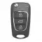 Xhorse Wireless Flip Remote Key Hyundai Style 3 Buttons XNHY02EN-0 thumb