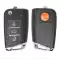 Xhorse Universal Smart Flip Remote Key MQB Style 3 Buttons with VVDI Key Tool/MINI Key Tool/VVDI2 XSMQB1EN  thumb