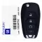 2019-2021 Chevrolet Sonic, Trax Flip Remote Key 13530752 LXP-T003-0 thumb