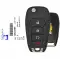 2019-2022 Chevrolet Trax Flip Remote Key 13522789 LXP-T003 4 Button-0 thumb