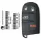 2015-2021 Chrysler 200, 300 Proximity Remote Key 68394190AA 68155686AB M3N-40821302-0 thumb
